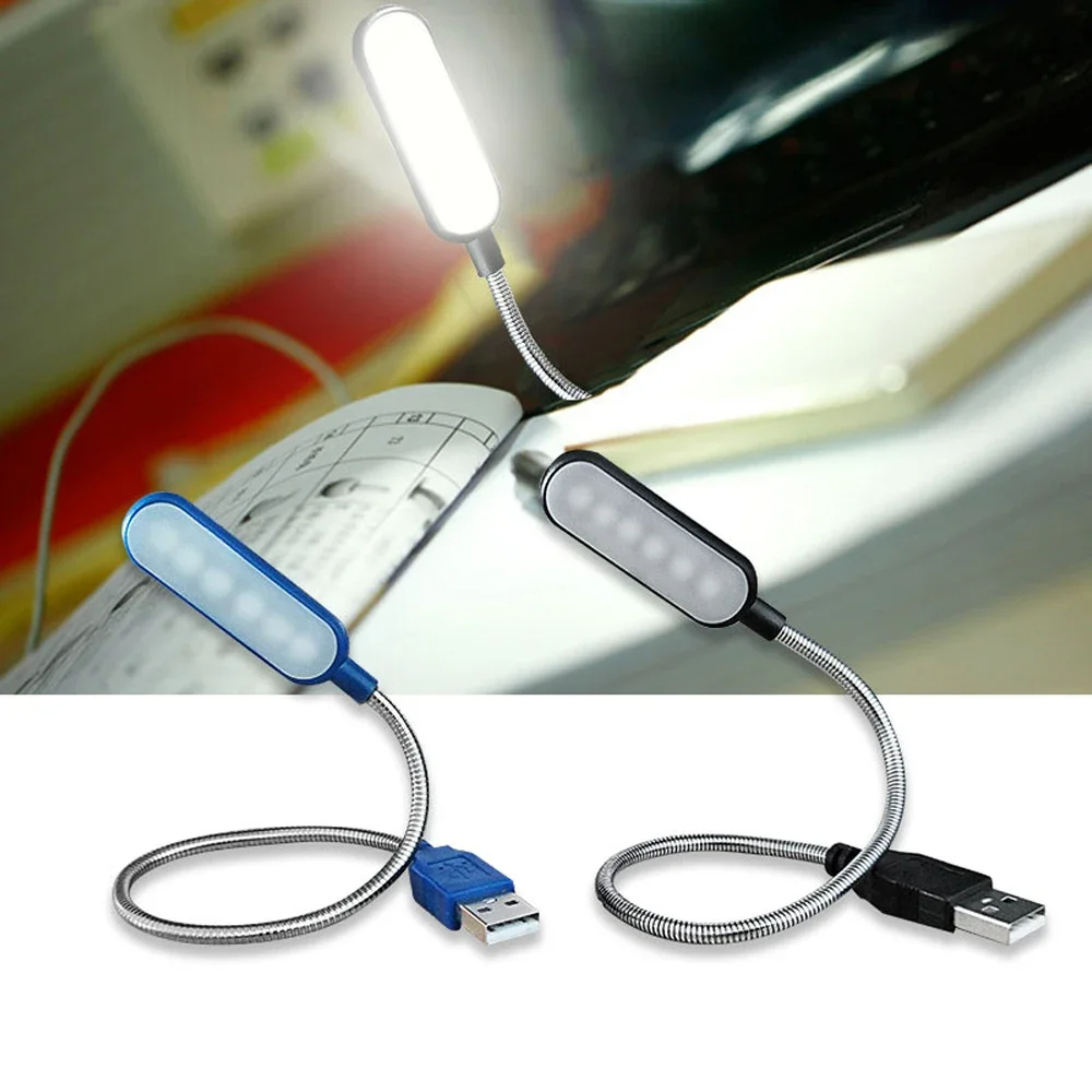 Book Light Flexible - Flexible Bendable Gooseneck Mini USB LED