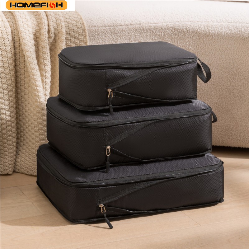 Travel Accessories Gift Set - HOMEFISH 3Pcs/Set Travel Compressible Packing Multifunction