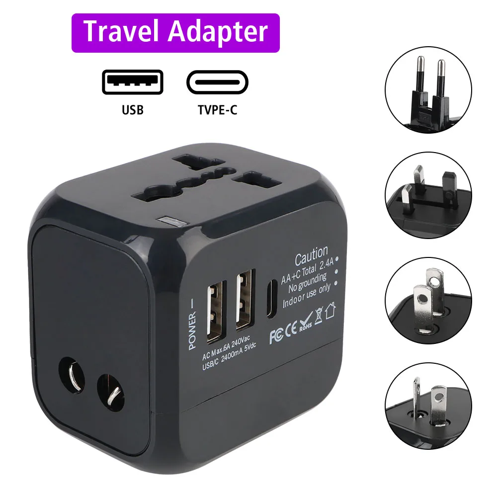 Travel Accessories Uk - All-in-One Wall Travel Charger Adapter -