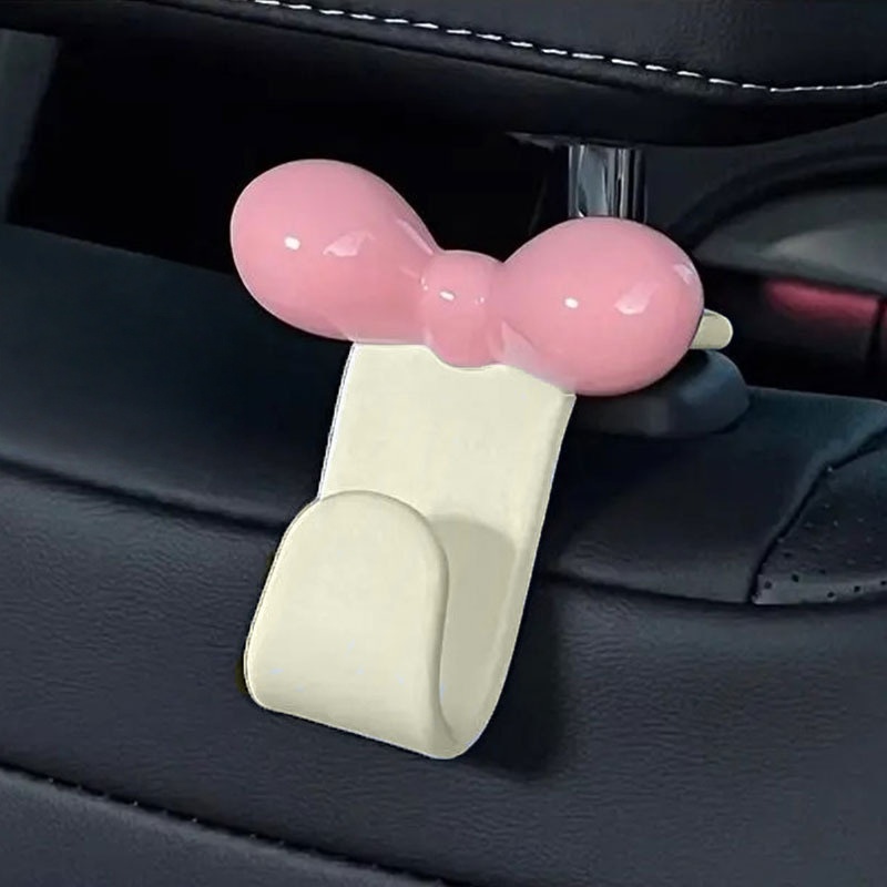 Travel Accessories For Car - Minimalist Bow Car Back Seat Hanging