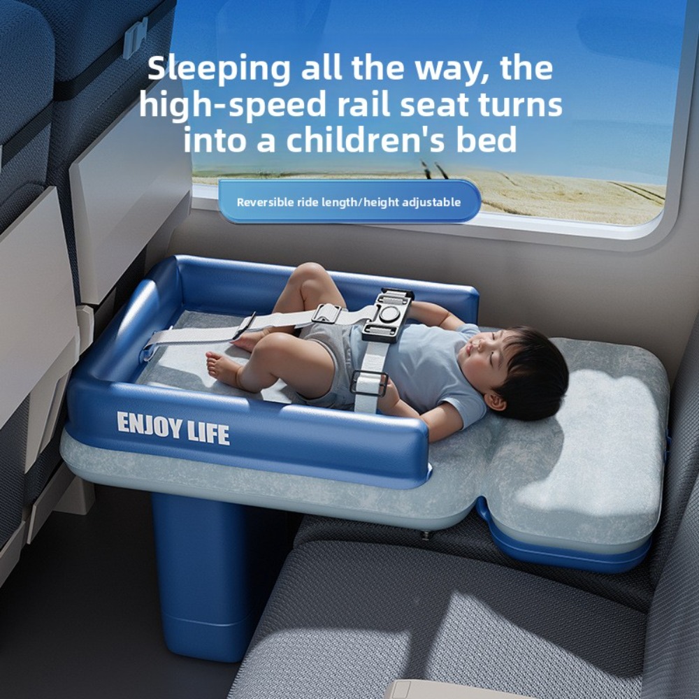Car Seat Travel Bag - Inflatable Toddler Airplane Bed & Car