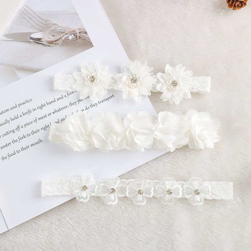 Travel Accessories For Baby - Baby Headband Flower Bows Crown Headbands