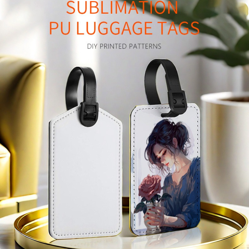 Travel Accessories Personalised - Customized Picture PU Leather Luggage Tags