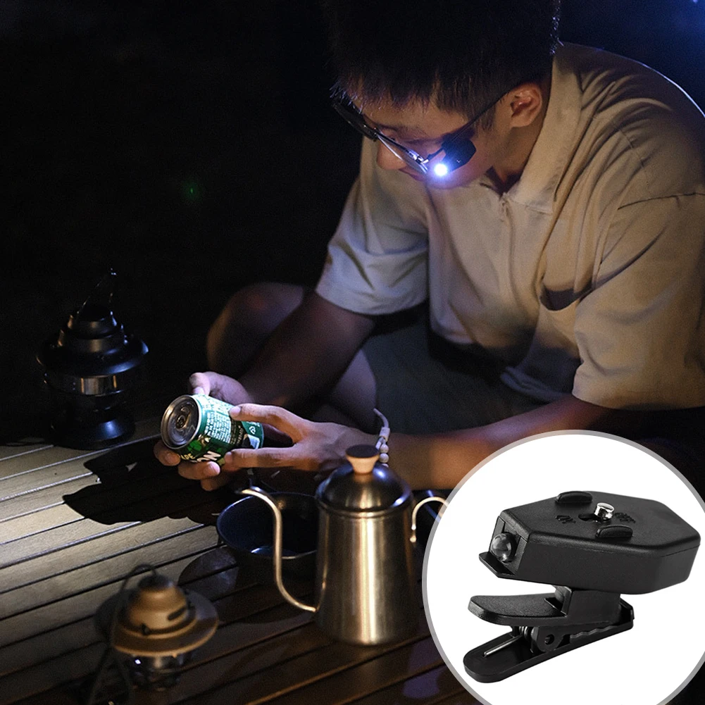 Book Light Flexible - Mini LED Eyeglass Clip on Universal