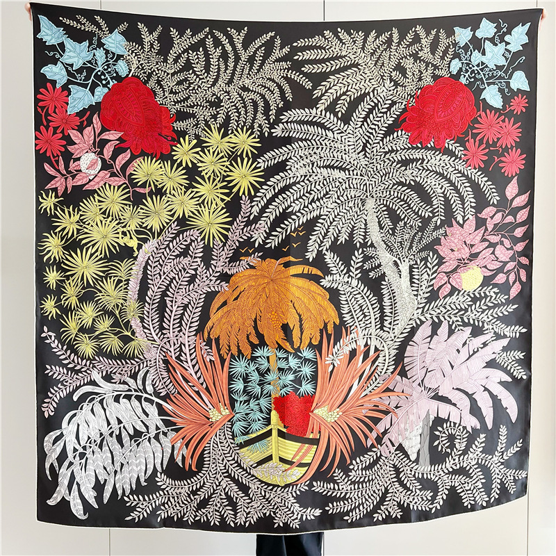 14mm Silk Scarf Women Hand Rol - Travel Accessories Neck 评论和价格