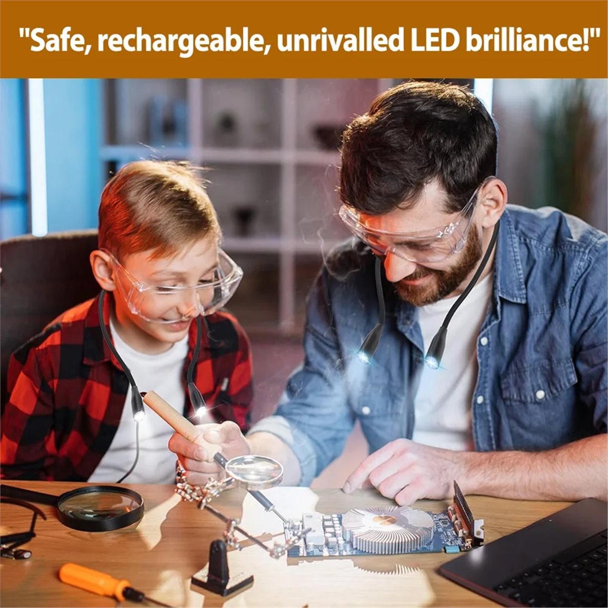 DT283 STOCK-LED Reading Neck L - Book Light Flexible 评论和价格
