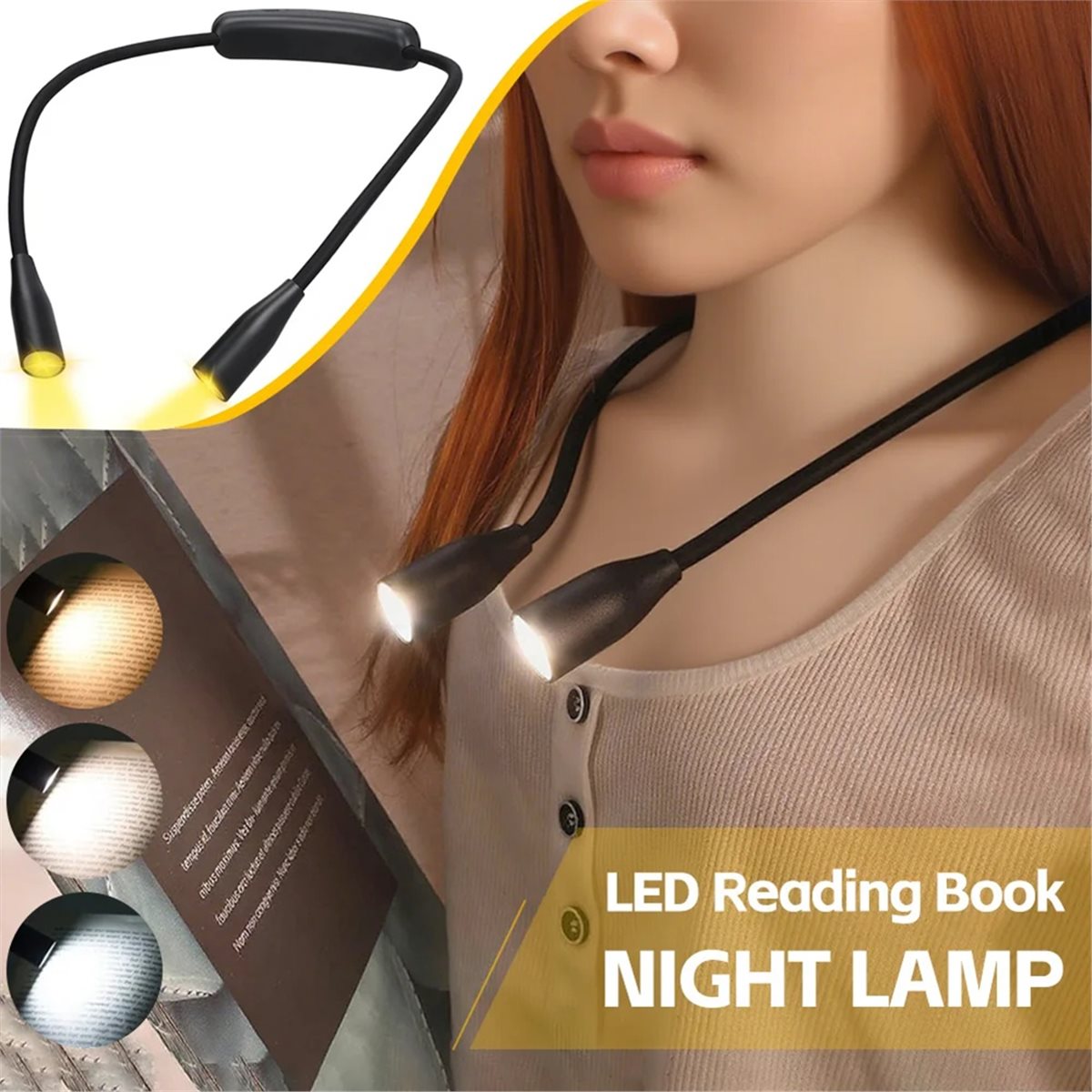 DT283 STOCK-LED Reading Neck L - Book Light Flexible 评论和价格