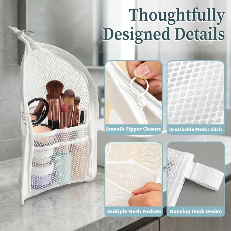 Mesh Toiletry Bag Breathable Q - Travel Accessories Organizer 评论和价格