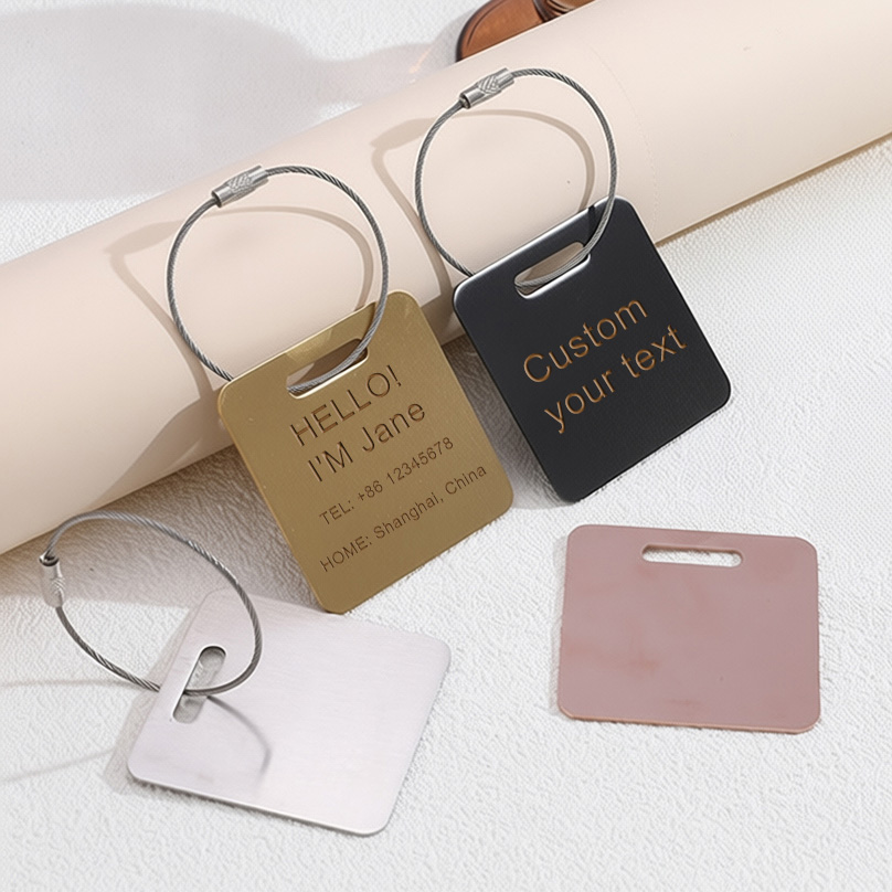 Custom Name Luggage Tag Laser  - Travel Accessories Organizer 评论和价格