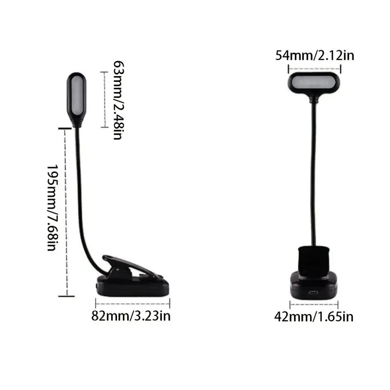 Mini LED Book Light with Clip, - Book Light Flexible 评论和价格