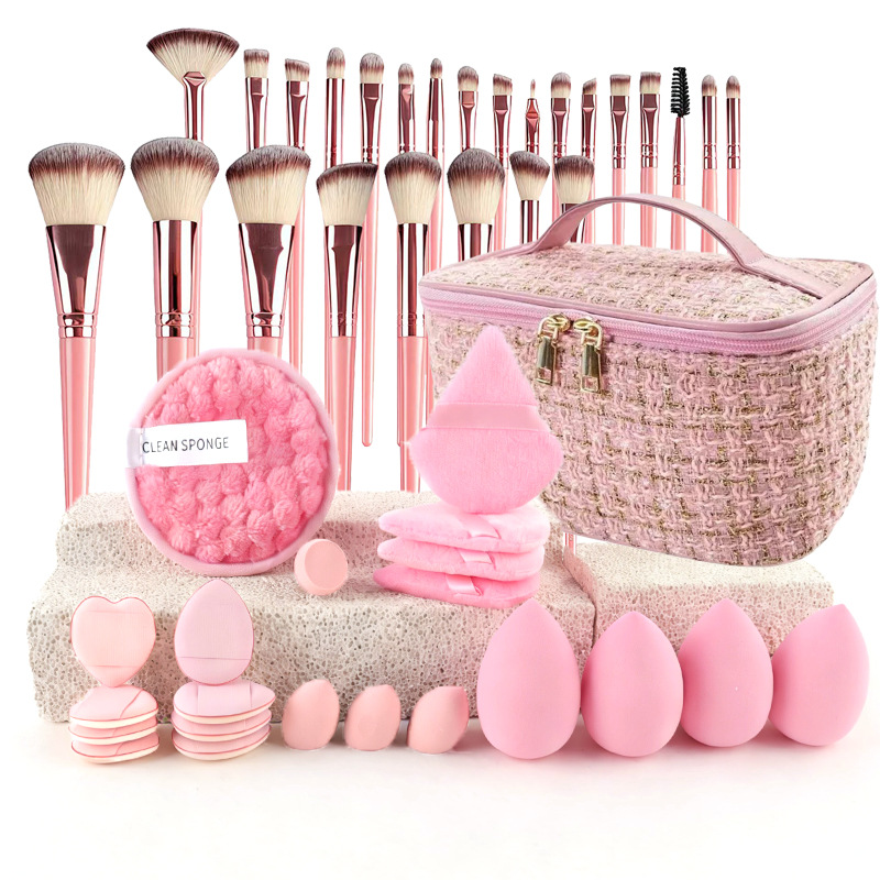 Makeup Brush Set Chic Fragranc - Travel Accessories Kit Bag 评论和价格