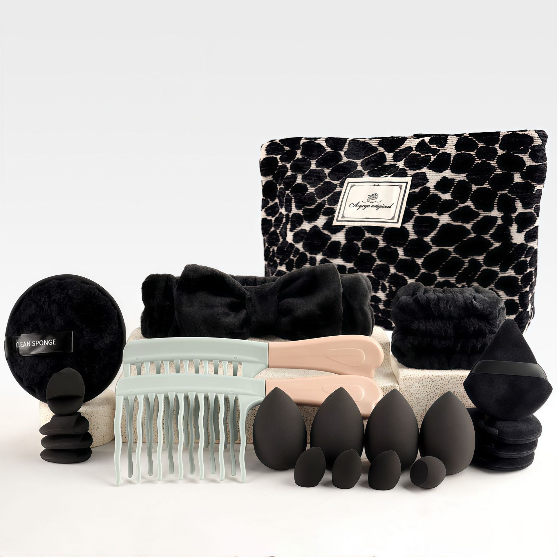 Makeup Brush Set Chic Fragranc - Travel Accessories Kit Bag 评论和价格