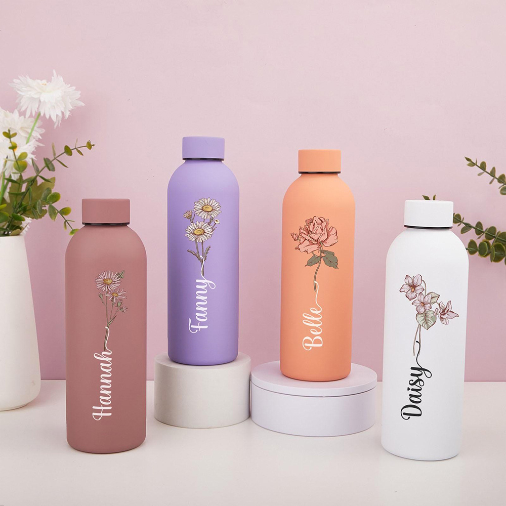 Customized Floral Water Bottle - Portable Travel Kettle 评论和价格