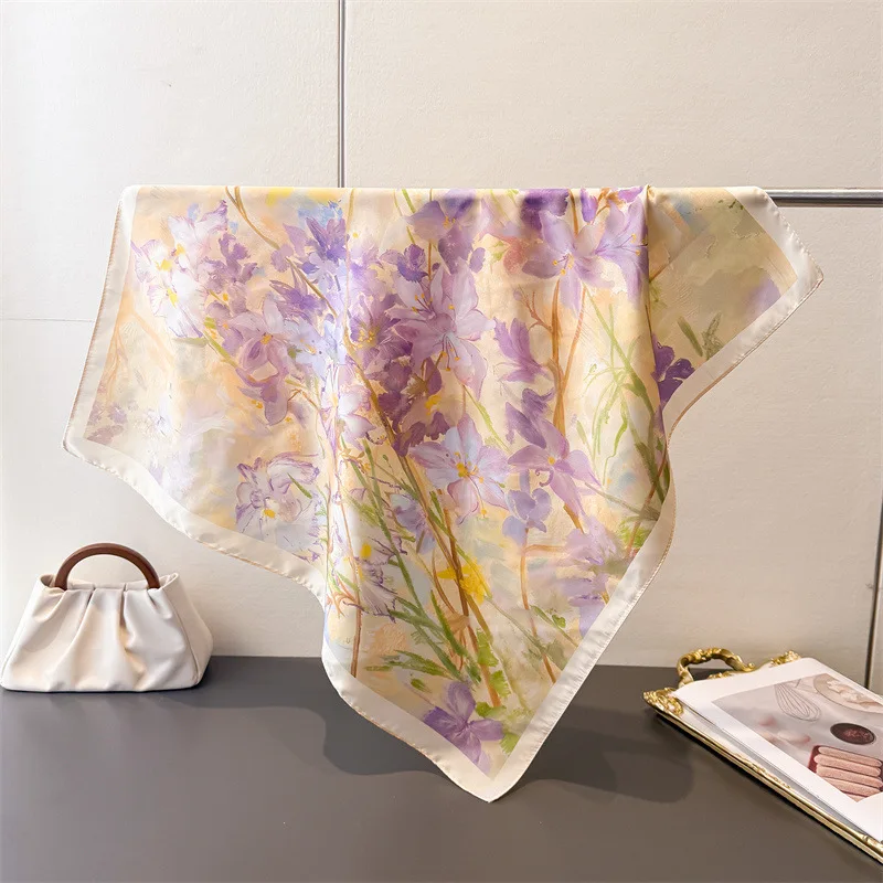 Imitation Square Scarf For Wom - Travel Accessories Luxury 评论和价格