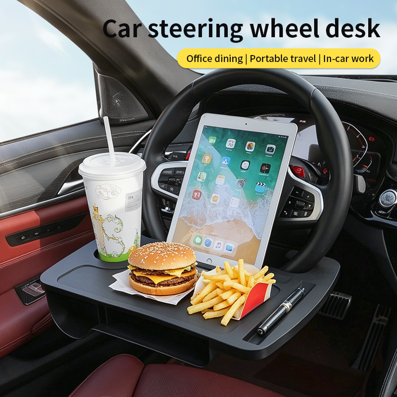 2-IN-1 Car Steering Wheel Tabl - Travel Accessories For Car 评论和价格