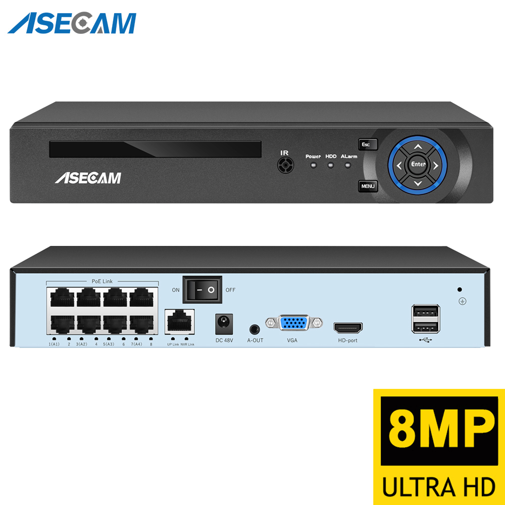 Super 8MP POE NVR Video Record - Travel Accessories Uk 评论和价格
