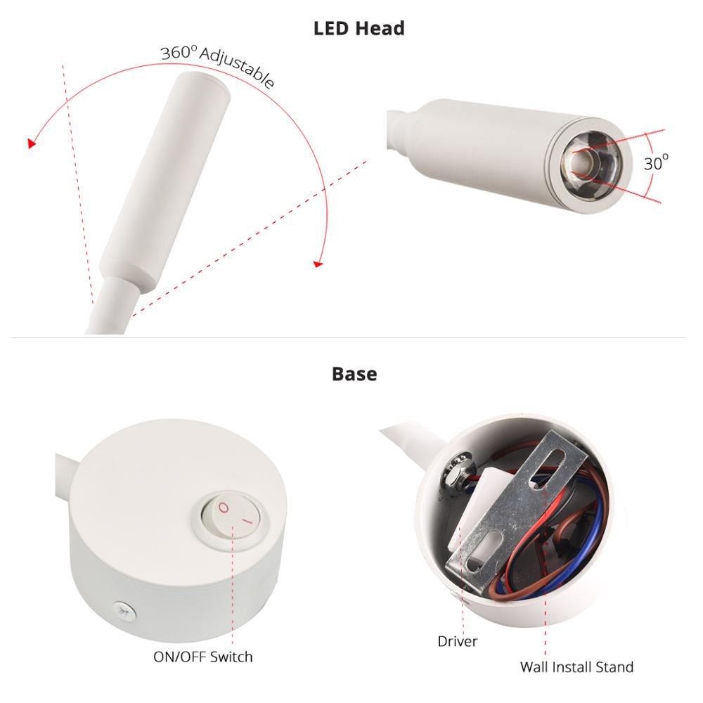 Bedside Working Study Reading  - Book Light Flexible 评论和价格