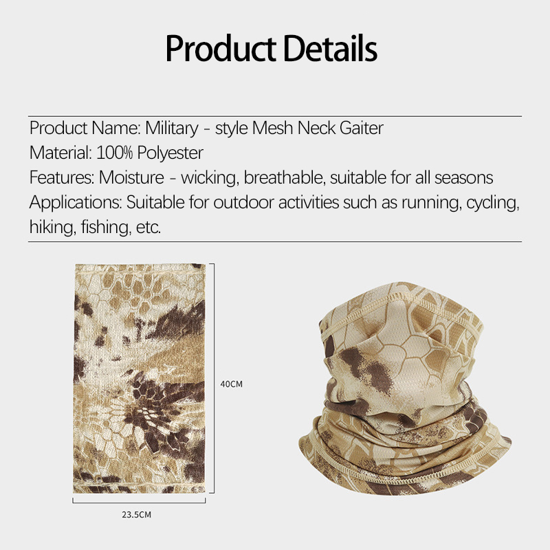 Cycling Neck Gaiter Spring Sum - Travel Accessories Neck 评论和价格