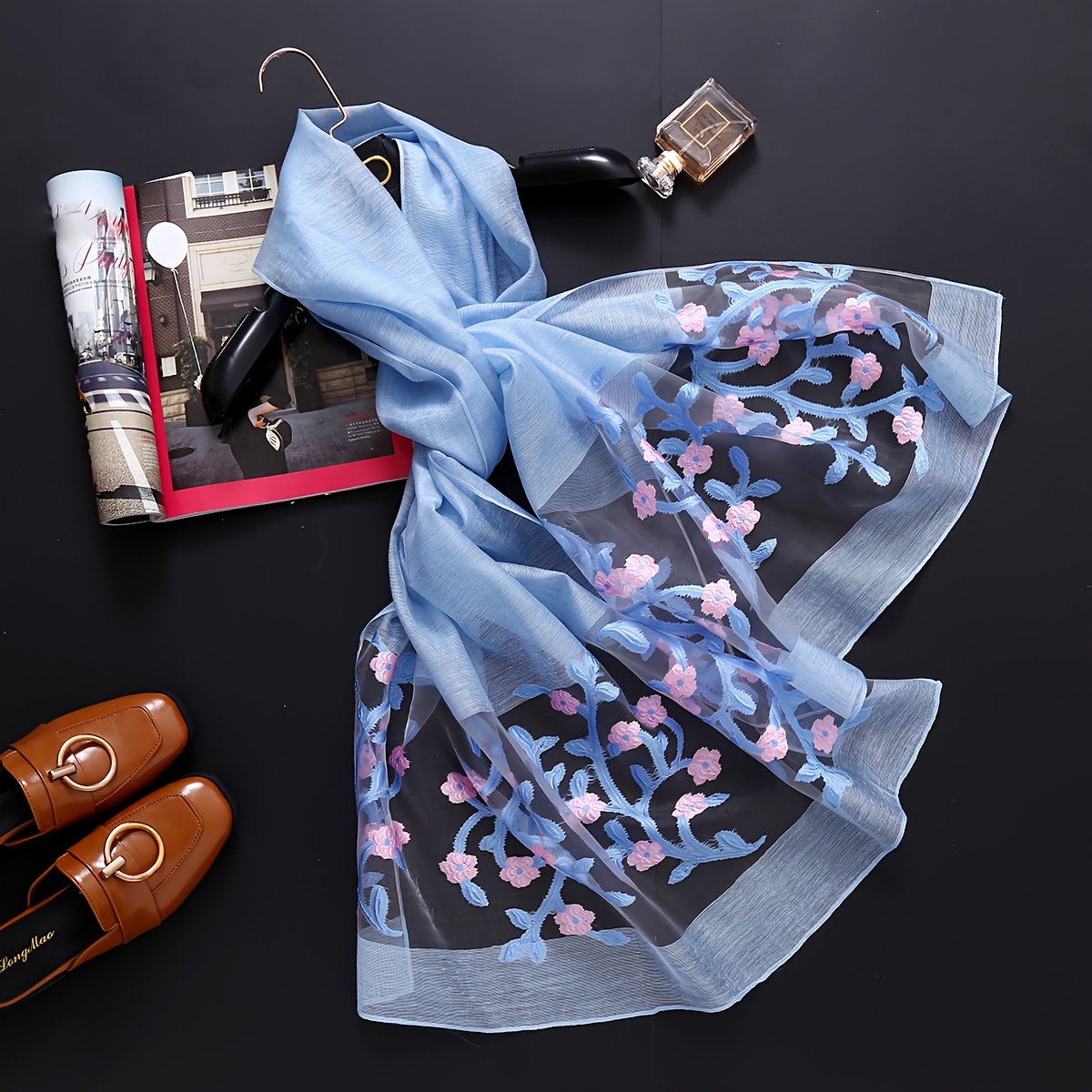 Elegant long shawl scarf - Lig - Travel Accessories Luxury 评论和价格
