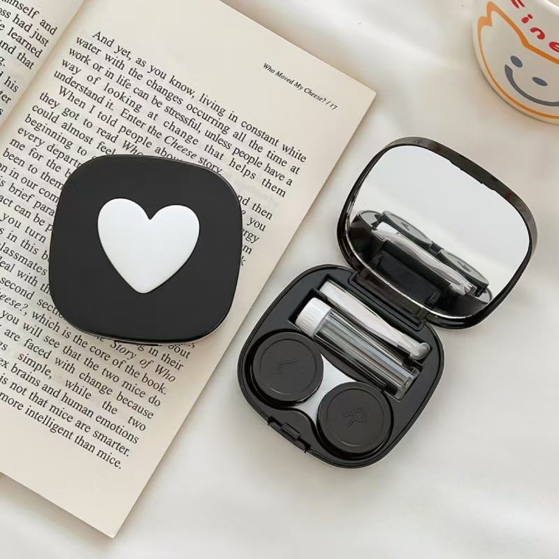 Heart Contact Lens Case with M - Travel Accessories Comfort 评论和价格