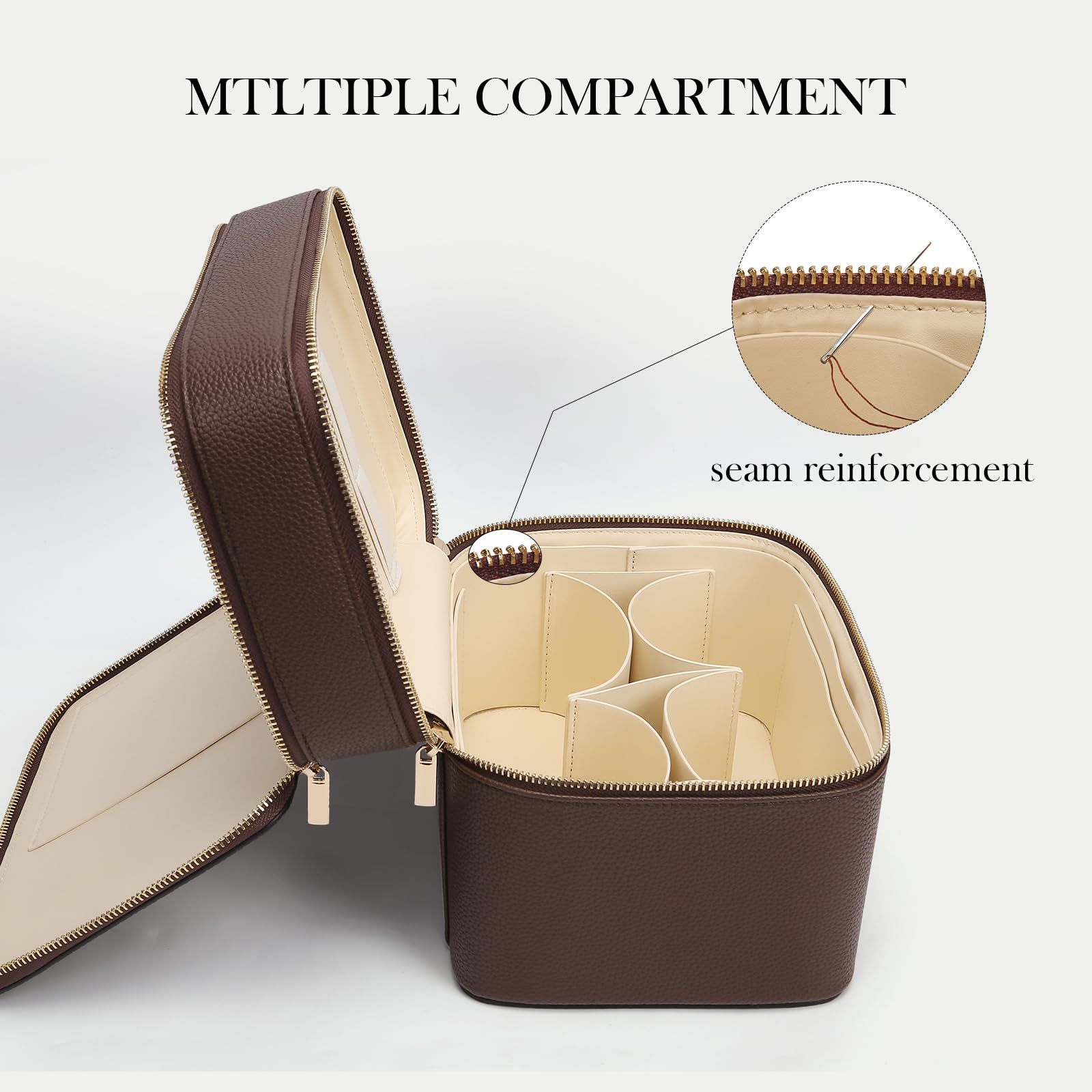 Large Capacity Double-layer Lu - Travel Accessories Luxury 评论和价格