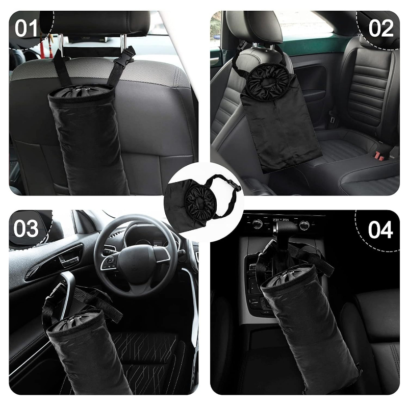 Car Trash Bag Can Hanging Back - Car Seat Travel Bag 评论和价格