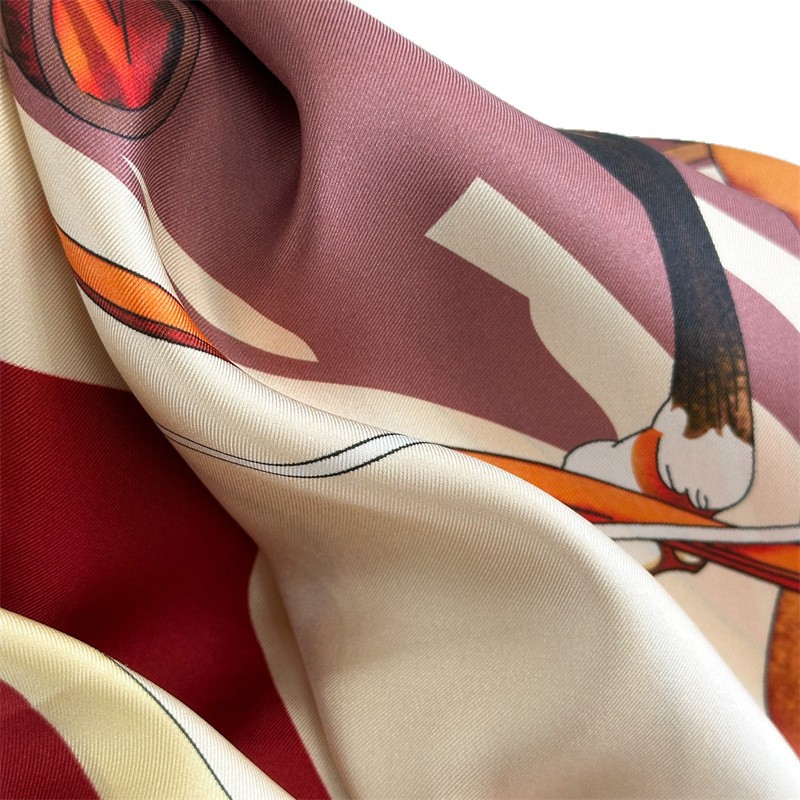 Horse Silk Scarf Luxury Design - Travel Accessories Neck 评论和价格
