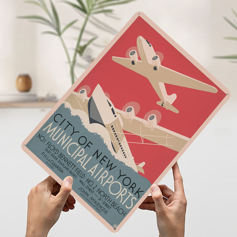 Vintage NYC New York Airports  - Travel Accessories Nyc 评论和价格