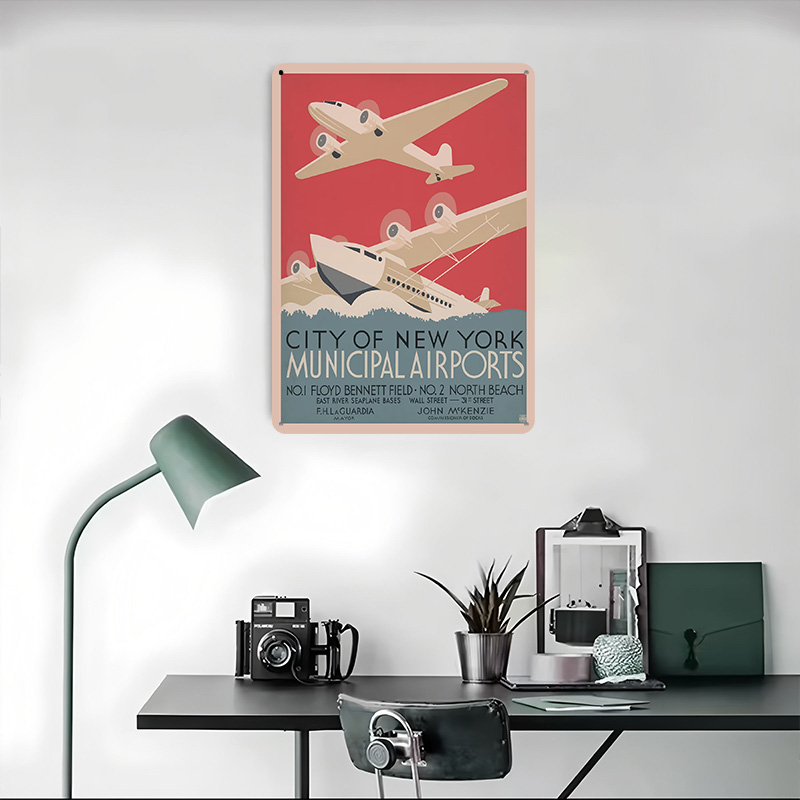 Vintage NYC New York Airports  - Travel Accessories Nyc 评论和价格