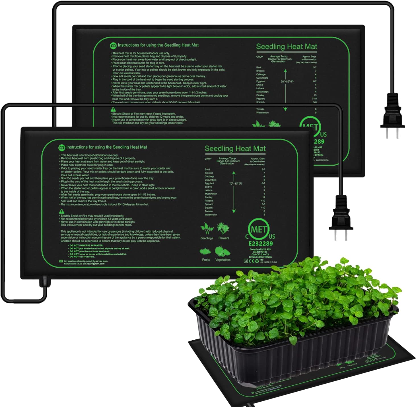 10/25/50CM Seedling Heat Mat I - Travel Accessories Uk 评论和价格