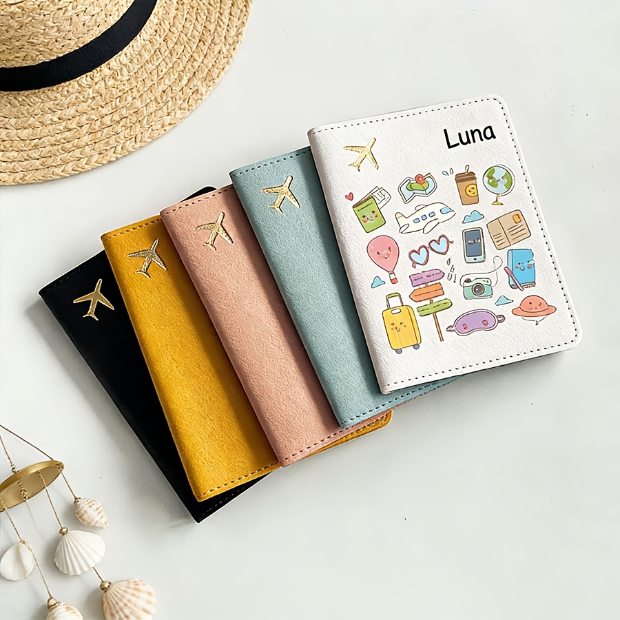 Custom Name Text Passport Hold - Travel Accessories Personalised 评论和价格