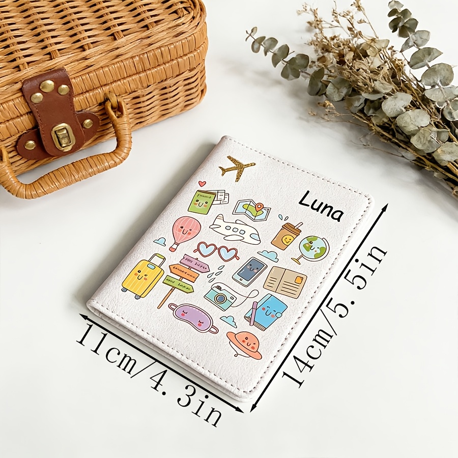 Custom Name Text Passport Hold - Travel Accessories Personalised 评论和价格