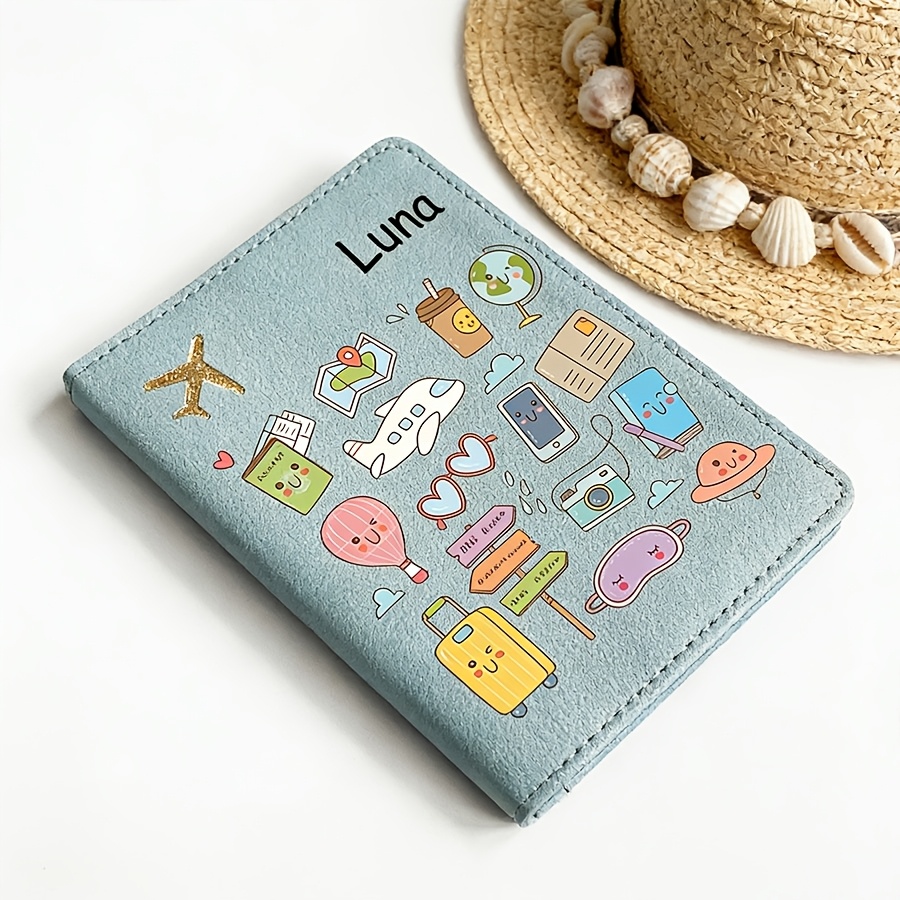 Custom Name Text Passport Hold - Travel Accessories Personalised 评论和价格