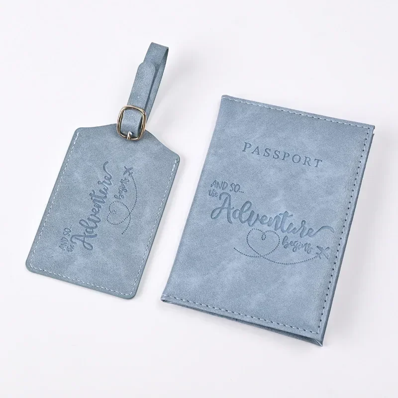 New Purple PU Leather Passport - Travel Accessories Gift Set 评论和价格