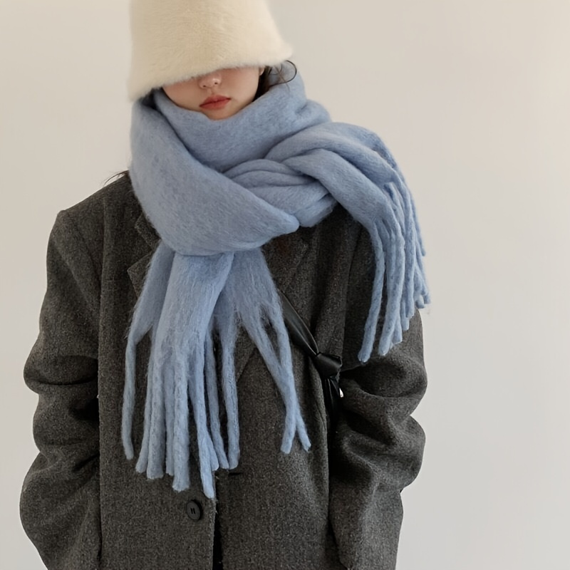 Elegant and thick winter scarf - Travel Accessories Luxury 评论和价格