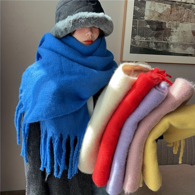 Elegant and thick winter scarf - Travel Accessories Luxury 评论和价格