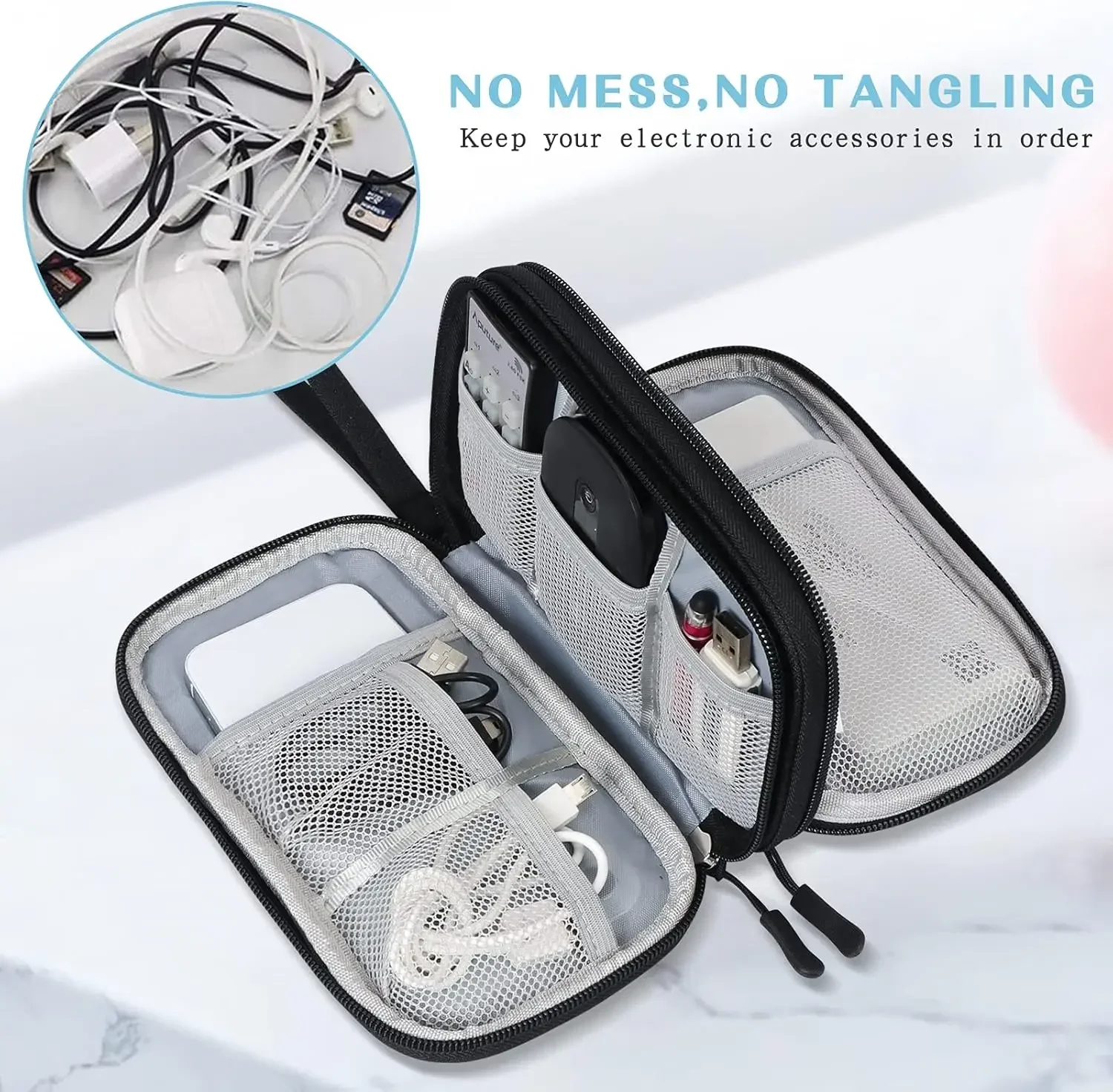 Travel Cable Bag Portable Digi - Travel Accessories Organizer 评论和价格