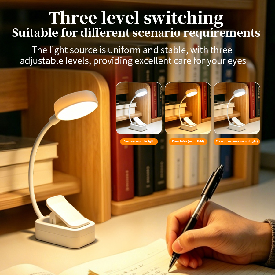 LED Desk Lamp Rechargeable Cli - Book Light Flexible 评论和价格