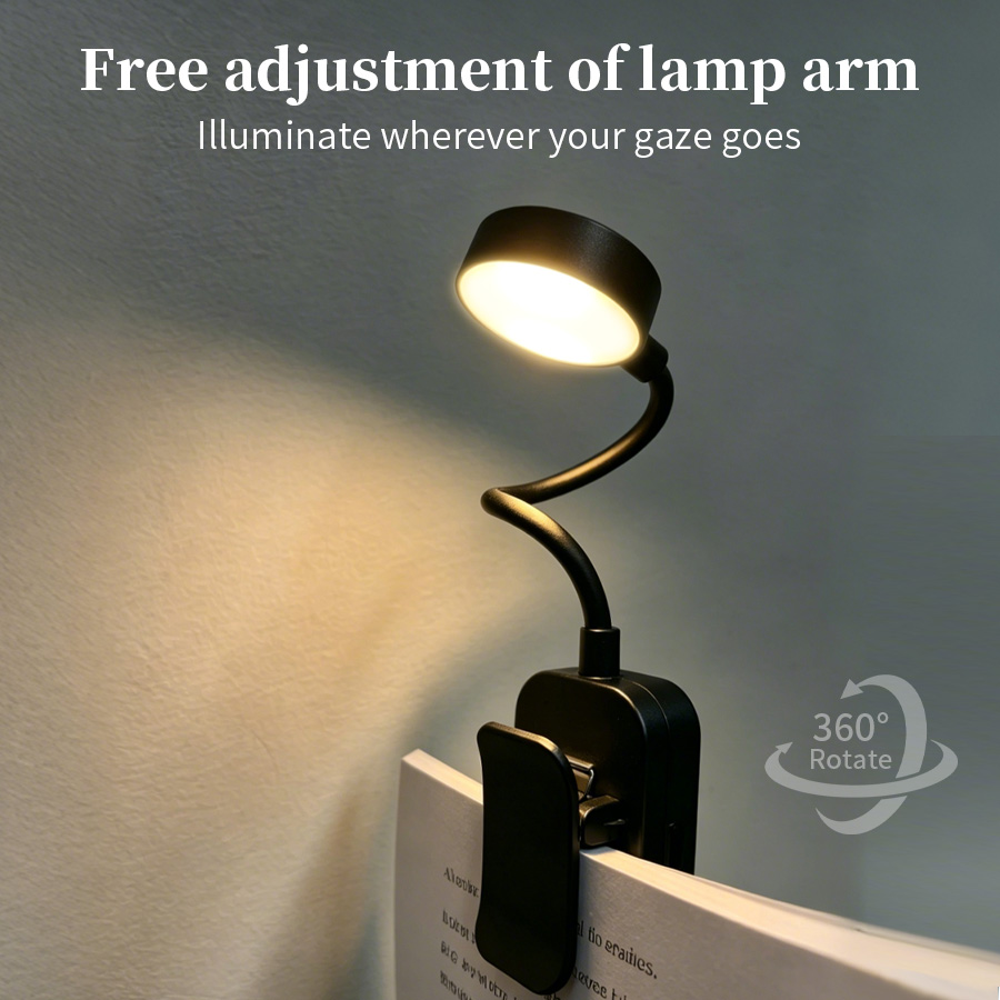 LED Desk Lamp Rechargeable Cli - Book Light Flexible 评论和价格