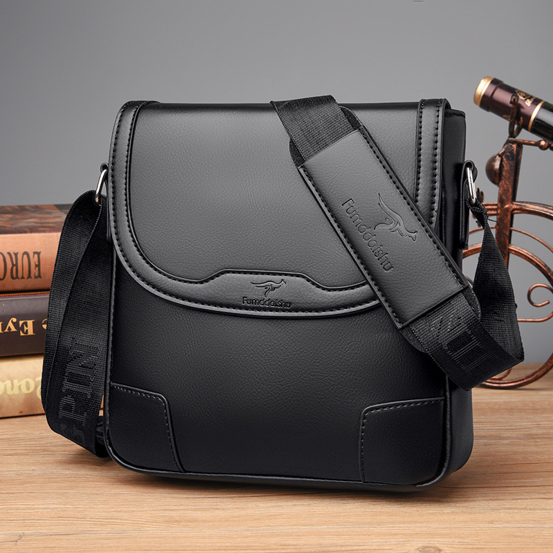 Luxury Brand Men Leather Shoul - Travel Accessories Luxury 评论和价格