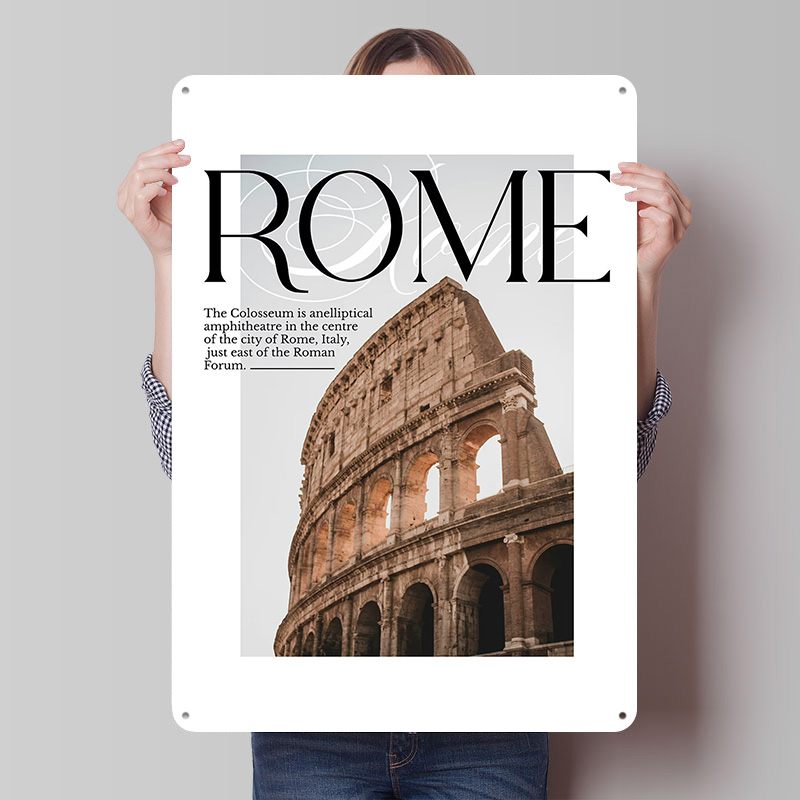 Rome Colosseum Travel Poster C - Travel Accessories Rome 评论和价格