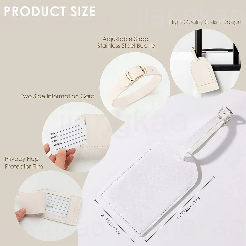 Personalized PU Luggage Tag He - Travel Accessories Personalised 评论和价格