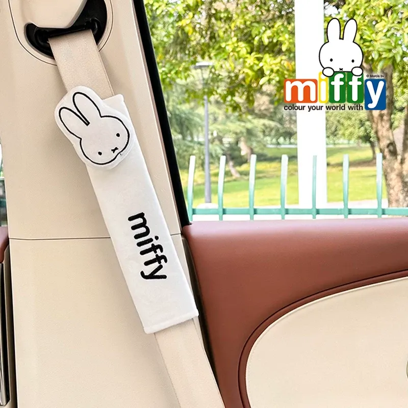 Kawaii Miffy Car Seat Belt Sho - Travel Accessories Comfort 评论和价格