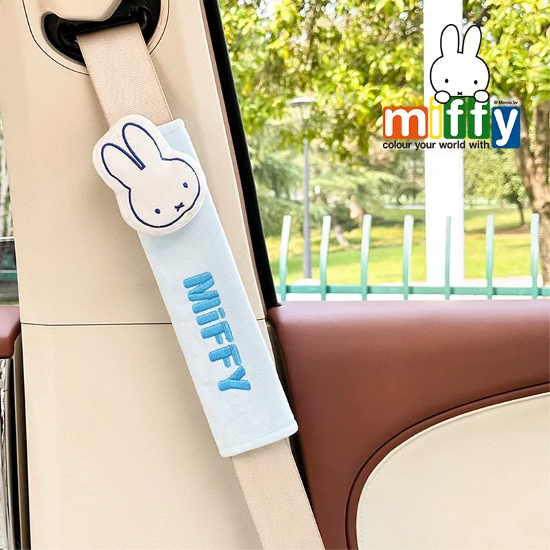 Kawaii Miffy Car Seat Belt Sho - Travel Accessories Comfort 评论和价格