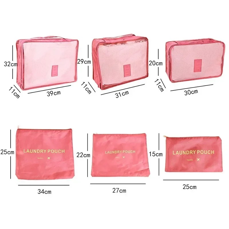 6pcs Set Travel Storage Bags S - Travel Accessories Gift Set 评论和价格