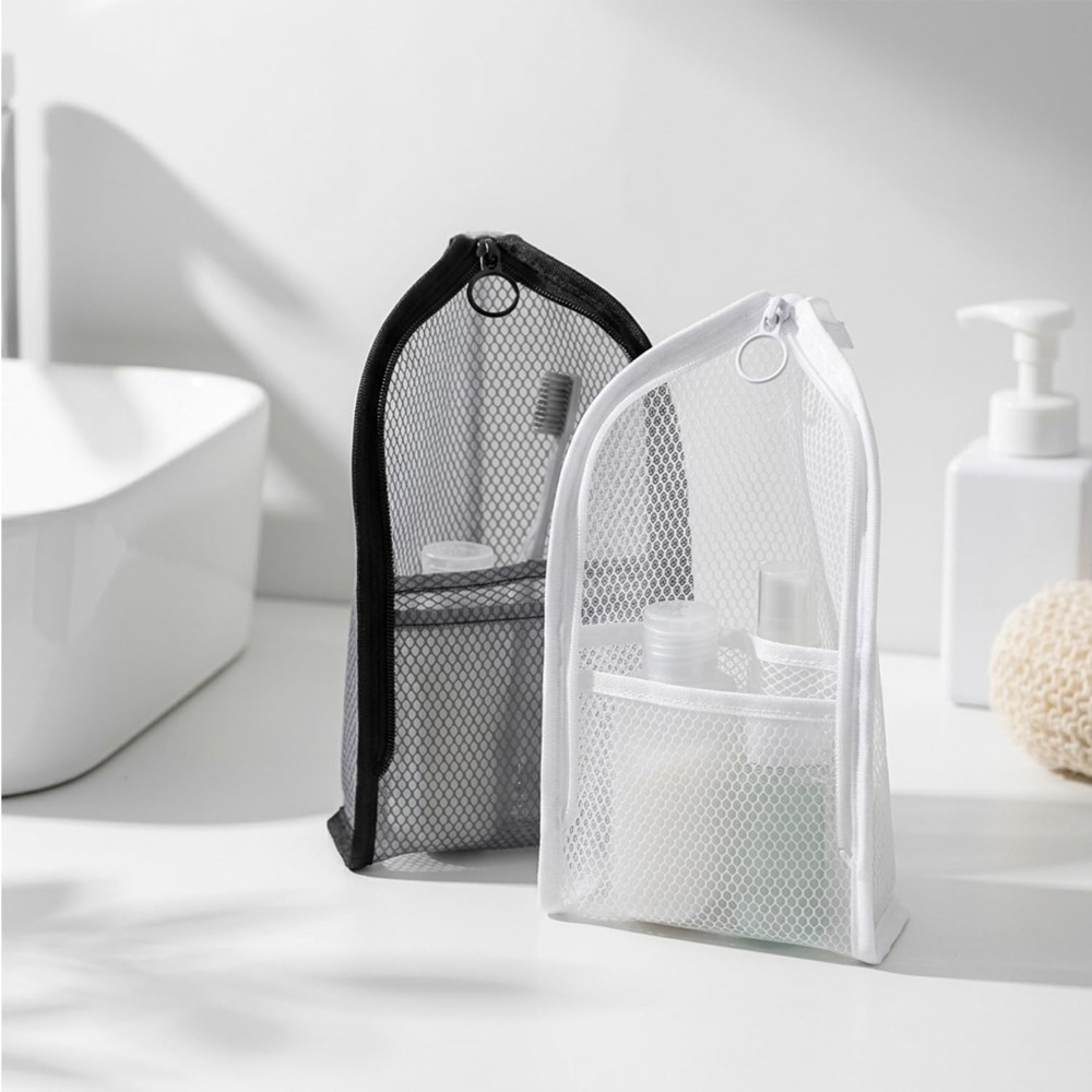 Mesh Toiletry Bag Breathable Q - Travel Accessories Organizer 评论和价格