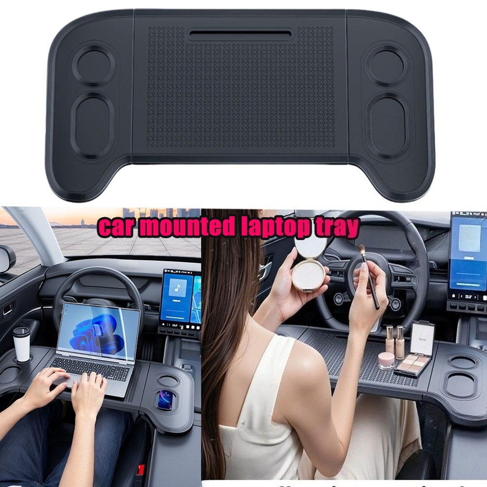 Foldable Car Laptop Desk Steer - Travel Accessories For Car 评论和价格