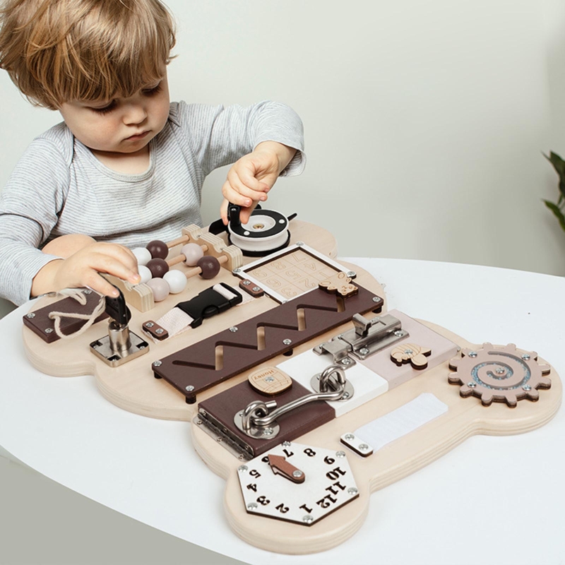 Montessori Activity Board Toy  - Travel Accessories For Baby 评论和价格