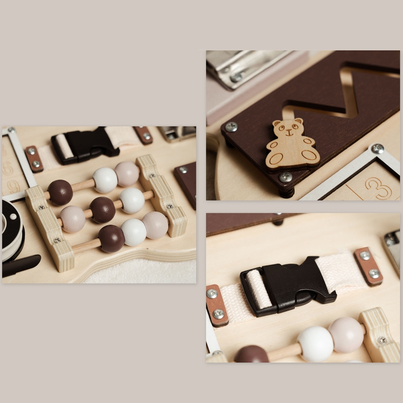 Montessori Activity Board Toy  - Travel Accessories For Baby 评论和价格