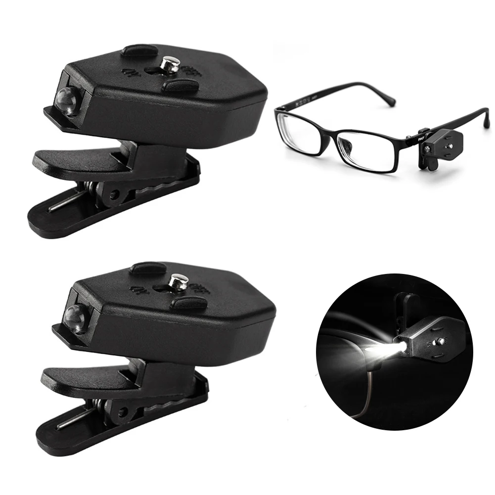 Mini LED Eyeglass Clip on Univ - Book Light Flexible 评论和价格